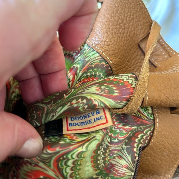 Dooney and Bourke brown leather tassel tote 👜 - Picture 11 of 12